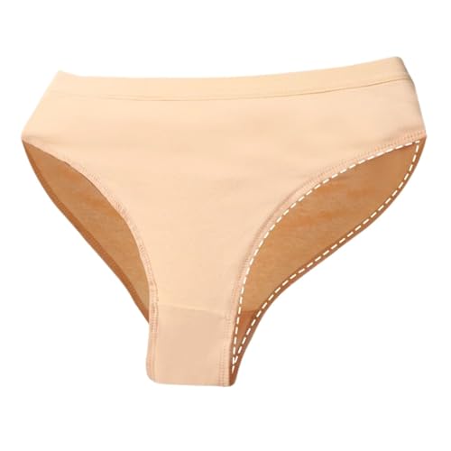 WKZSXXMJ Braguitas Profesionales de Ballet Pantalones Cortos de Gimnasia para Mujeres y Niñas Ropa Interior sin Costuras de Corte Alto Color Nude para Llevar Debajo de Maillots 2 Unidades(L)