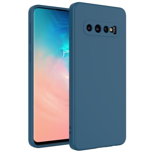 WOGROO for Samsung Galaxy S10 Case Dark Blue, Scratch Resistant with Soft Touch, Slim Thin Phone Cover for Samsung Galaxy S10