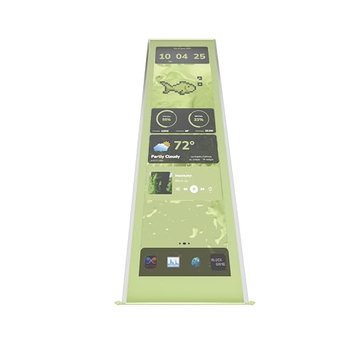 Image of Hyte Y70 Touch Infinite Display Upgrade Screen Kit for PC Case - 14.9 inch IPS Display - 2.5K Resolution - 60Hz - 10-Point Touch - Matcha Milk (Green)