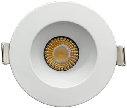 Perlglow 2 inch Round White Finish Downlight Luminaire