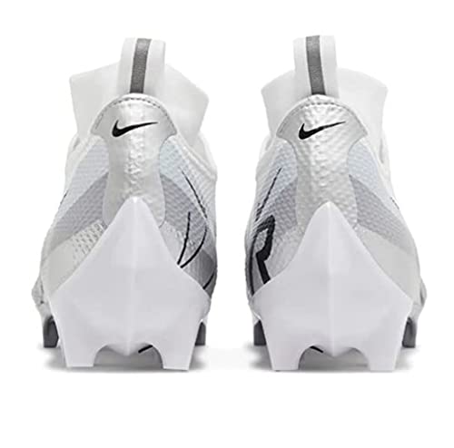 Nike Mens Vapor Edge Pro 360 Football Cleat, White/Black-Metallic Silver Sz11 #TOP3