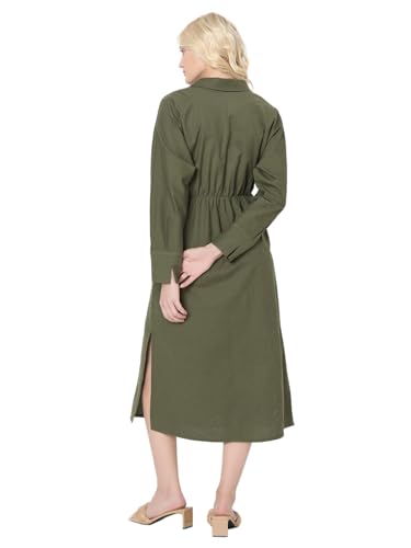 Image of VERO Moda Midi Fit and Flare Dress for Women