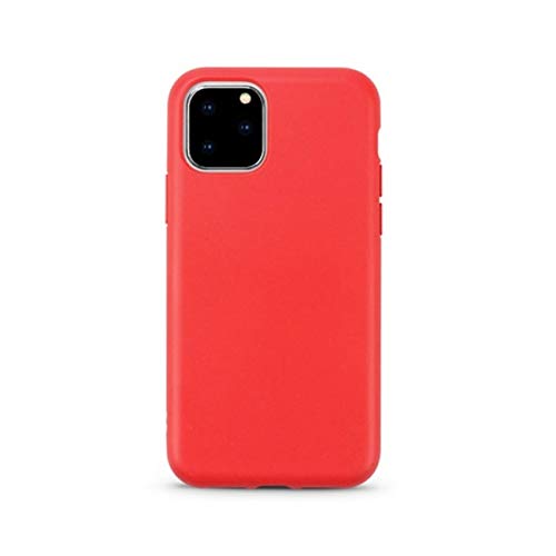 Bustylele Biodegradable Case for iPhone 11 Protection Recycled Eco-Friendly for iPhone Pro 6.5 inches Red