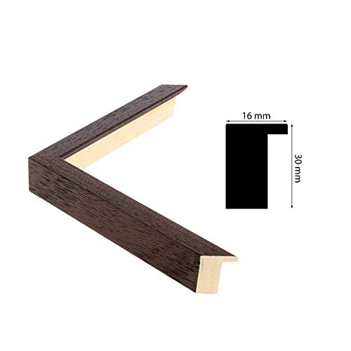 Bild mit Rahmen - Claude Monet Mohnfeld bei Argenteuil 80x60 cm ca. A1 - Gerahmter Kunstdruck inkl. Galerie Passepartout Alte Meister - Rahmen wenge