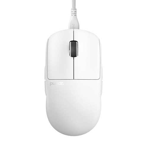 Image of Pulsar Gaming Gears X2A Wired Gaming Mouse, Ultra Lightweight, Optical Switch, 26000 DPI, Motion Sync, PAW3395 Sensor (Medium, Wired, White)