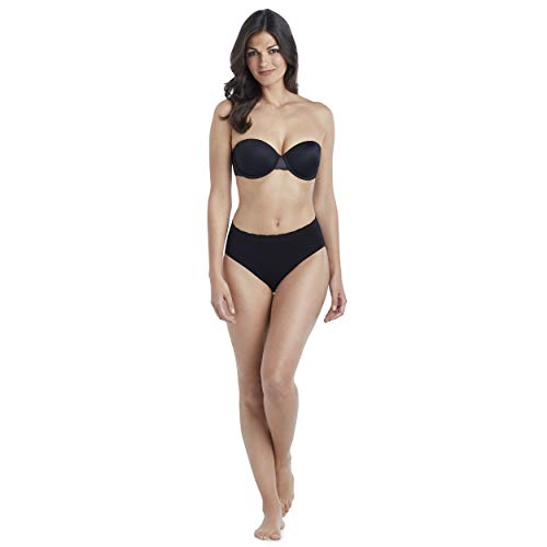 Ellen Tracy Company Microfiber And Satin Strapless Bra - 34B, Black #TOP27