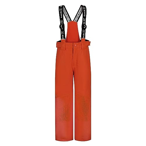 Kamik Boy's Harper Insulated Suspender Pants (Toddler/Little Kids/Big Kids) Cayenne 8 Big Kid