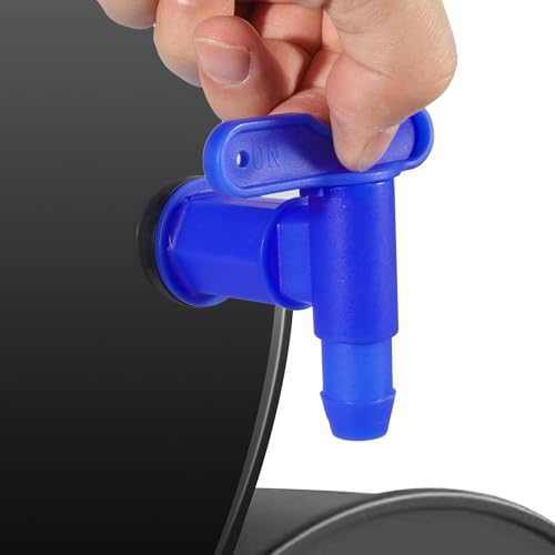 Muglio 3/4 Inch Drum Spigot Faucet Pail Taps With Epdm Gasket Polypropylene Construction Fda Compliant Materials Npt Connection For Plastic Gallon Drums By Muglio(Blue) thumb #3