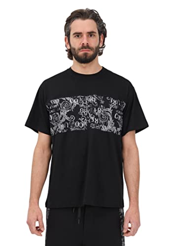 T-shirt Versace Jeans Couture noir- 74GAH617 - JS161 801