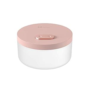 AuraDecor Round Double Spray Air Diffuser 1000mL Auto-Shut Off Mist Humidifier Warm White Night Light Quiet Essential Oil Diffuser Cool Mist Air Humidifier for Desktop Home Office Bedroom Car (Pink)