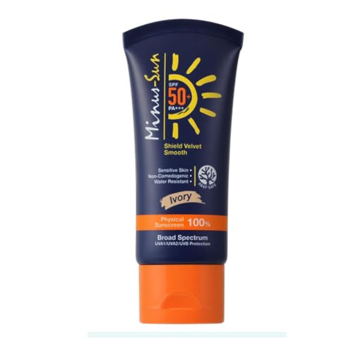 Minus-Sun SPF 50+ PA+++ Shield Velvet Smooth (Ivory) 30 Gram.