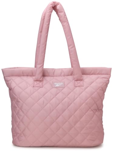 Image of Reebok Womens Tote Bag - Lightweight Carry On Puffer Quilted Tote Bag for Travel Work Travel and Daily Essentials