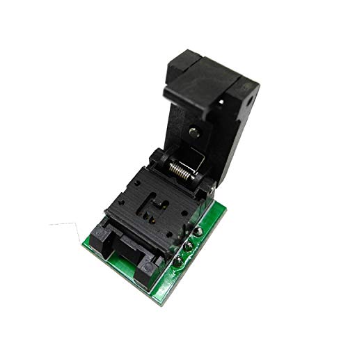 Anncus SOT23-5-0.95-CP01PNL Test Socket SOT23-5-0.95 Clamshell Pogo Pin Probe Programming Socket Pitch 0.95 Chip Size 1.63 with Board