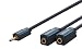 Produktbild Clicktronic 1 x 3,5mm Stecker auf 2 x 3,5mm Buchse / AUX Adapterkabel / Y-Klinkenadapter/ zur Verbindung von 2 Kopfhörer oder Lautsprechern mit einem Multimedia Gerät Handy, Tablet, Smartphone, 0,1m