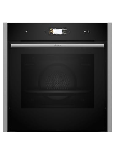 NEFF B64FS31N0, N 90, Einbau-Dampfbackofen, Integrierbarer Backofen 60 x 60cm, Slide&Hide, Full Touch TFT-Display, Favorit, Soft Open & Close, Home Connect, Schwarz