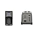 Cuisinart DCC-3200BKSP1 Perfectemp Coffee Maker, 14 Cup Progammable with Glass Carafe, Black Stainless Steel & Metal Classic Toaster, 2-Slice, Black Stainless