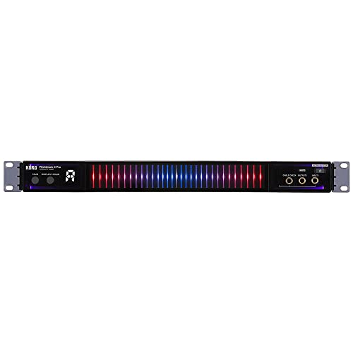 KORG ギター/ベース用 ラックチューナー Pitchblack X Pro ±0.1セントの高精度 ULTRA BUFFER マルチカラーLED 搭載 ストロボチューニング PITCHBLACK PB-X-PRO