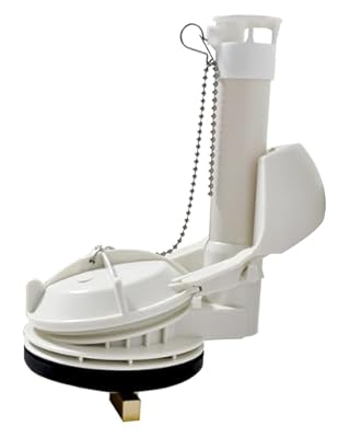 One-Piece Toilet 3" Flush Valve Assembly Compatible with Eljer Canterbury Toilets, Replacement Part 495-5410-00 Drain Valve Repair Kit