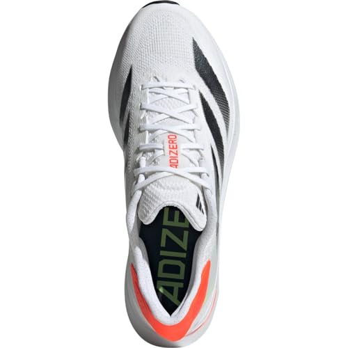 Image of adidas Men's Adizero Sl2 M Running Shoes White /Black /Orange 5.5 Medium