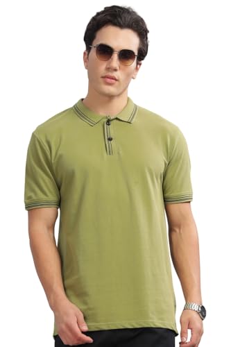 Image of ADRO Polo T Shirt for Men | Black Polo T-Shirt | 100% Cotton Polo Tshirt | Regular Fit Polo| Available in Plus Size Polo