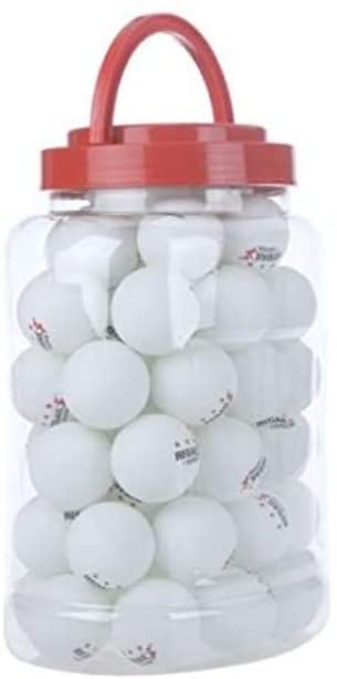 FABRIK 60Pcs 3-Stars 40mm Olympic Ping-pong Balls Table Tennis Balls