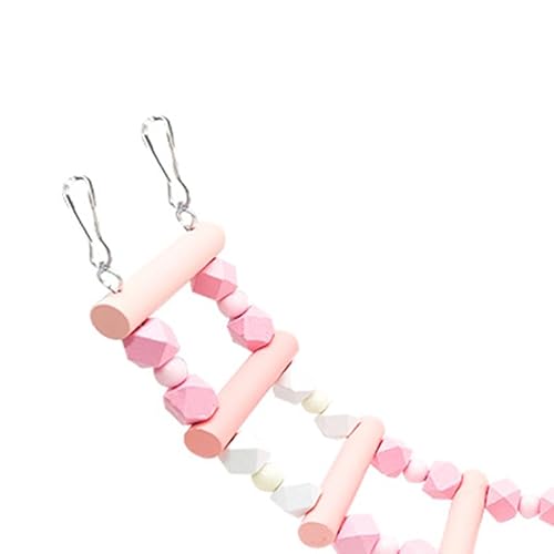 Ponte de de Pássaro, Balanço de Madeira para Araras, Cockatiels, Periquitos Com Corte Fino, Instalaç