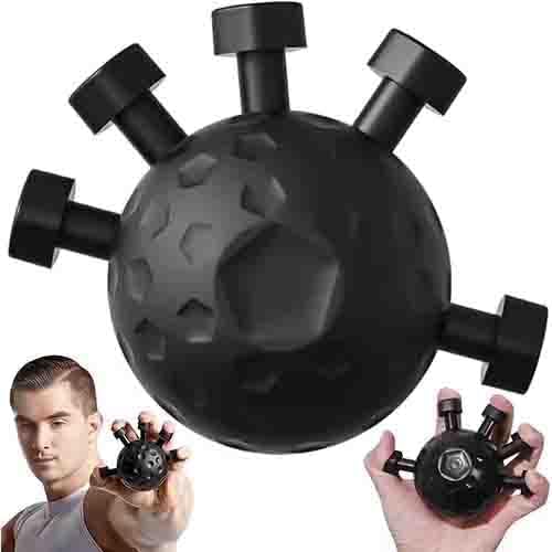 SUVIKSHA Eagle Claw Gripper Finger Training Tool, Hand Grip Strengthener | Compact and Convenient Exercise Ball Hand Strengthener Hand Balls Workout Equipment for Men & Women (Random Color)-image-33