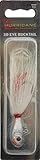Hurricane 3D Eye Bucktail Jig (White, 2 oz.)