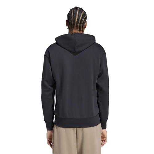 Image of adidas Mens Essentials 3-Stripes Fleece Hoodie Casual Outerwear Casual - Green
