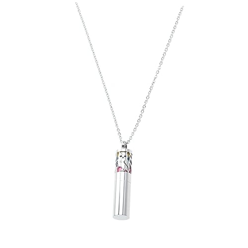 LIFKOME Essential Oil Necklace Aromatherapy Diffuser Pendant Refills and Chain Diffuser Necklace for Women Men Random Style