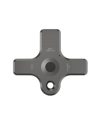 USB3.0 4-in-1 Fingerprint encrypted USB Flash Drive for iPhone USB Memory Stick Thumb Drives High Speed USB Stick,Photo Stick External Storage for iPhone/iPad/Android/PC