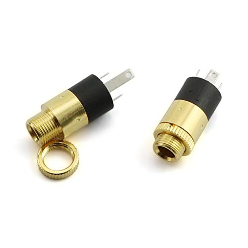 Adaptador Jack Panel Estéreo 3.5mm Macho a Hembra x5 miniatura 4