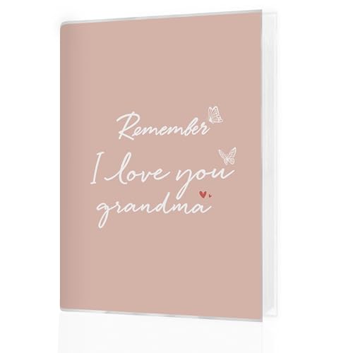 Álbum de fotos para abuela, regalo para el Día de la Madre o cumpleaños, tamaño 4x6 pulgadas, para 36 fotos, diseño personalizable miniatura 1