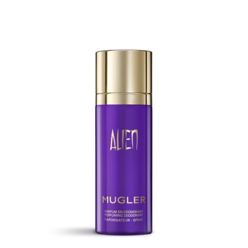 Mugler Alien Radiant Deodorant Spray, Ambery Woody Floral Scent