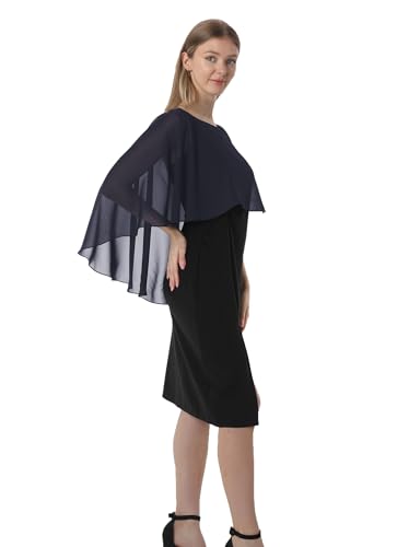 Capelets for women Chiffon Cape Shawls and Wraps for Evening Dress Wedding Capes Cover Up
