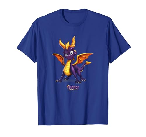 Officially Licensed Spyro Apparel for Men - Women - Boys - Girls - Toddler; Activision-Blizzard T-Shirts; Video Game T-Shirts; Spyro Reignited Trilogy T-Shirts; Dragon T-Shirts; Purple Dragon T-Shirts; Logo T-Shirts; Retro Games T-Shirts;
