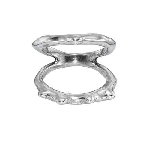 Bague pour femme Uno de 50 bague large confortable taille L 17.5 mm