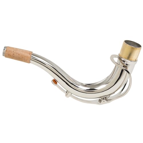 COOPHYA Svaso Basso Curvo Per Sassofono Tenore Ottone Placcato Accessorio Ergonomico Per Sostenere Comfort Di Gioco e Facilità Di Installazione