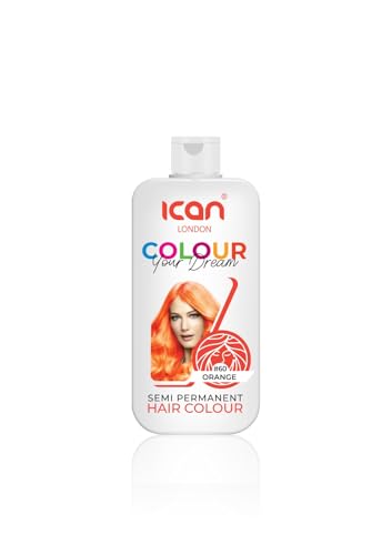 ican London Colour Your Dream Semi Permanent Hair Color 100ml (60-ORANGE)