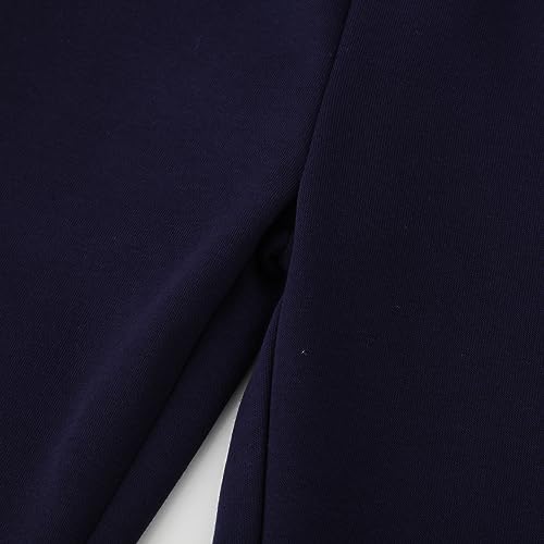 Toddler Boys Girls Solid Color Printed Sports Pants Cotton Drawstring Casual Pants with Pockets3