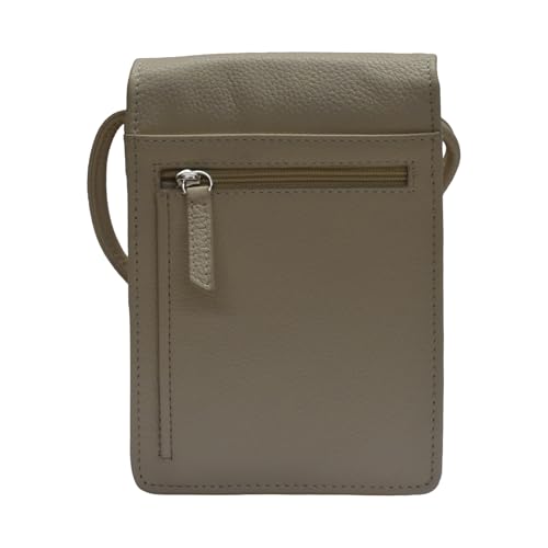 Image of ili New York 6827 Genuine Leather Crossbody Organizer with RFID Blocking Lining | Genuine Leather