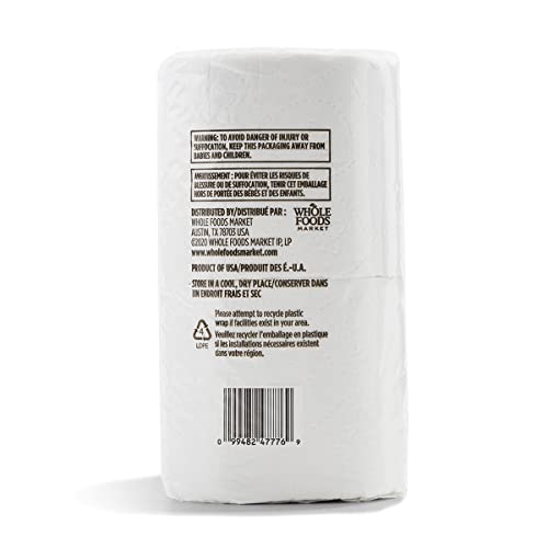 Image of 365 by Whole Foods Market Bath Tissue, Double Roll, 260 Sheet | 6 Count | Pack of 2