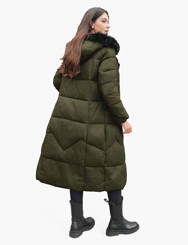 Fengbay Long Puffer Coat Women Down Jacket Parkas Waterproof Warm Long Winter Coats for Women With Hood2