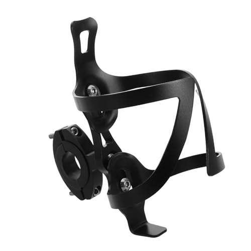 Balacoo 1 Set Cages Riding Water Bottle Holder Bike Water Bottle Cage Holder Cycling Water Bottle Cage Bike Bottle Holder Bikes Water Bottle Holder Biking Bottle Cage Black Aluminum Alloy