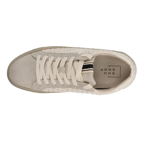 Womens Paula Lace Up Sneakers Shoes Casual - Beige - Size 7.5 M4