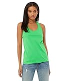 Bella+Canvas - Women's Jersey Racerback Tank - 6008 - L - Synthetic Green