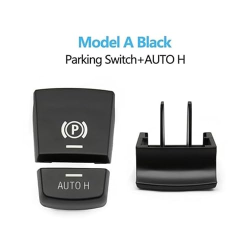 Freno de mano electrónico y cubierta botón P negro para BMW Series 5 7 X3 X4 X5 X6 M5 F01 F02 4