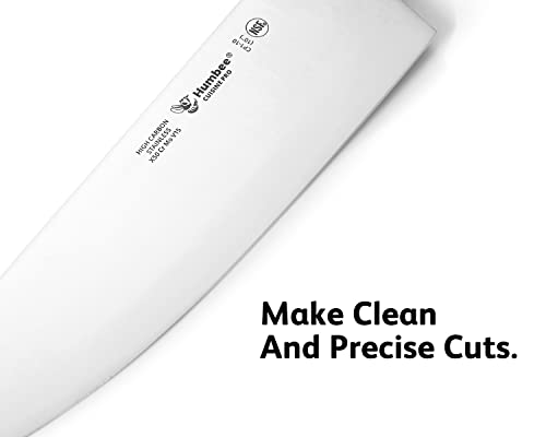 Humbee Chef Knife 12 Inch - High Carbon Stainless Steel, Ultra-Sharp Chef’s Knife Nsf Certified #TOP1