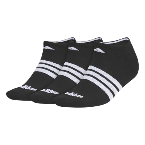 Image of adidas Cushioned No Show Socks 3-Pairs Durable & Comfortable