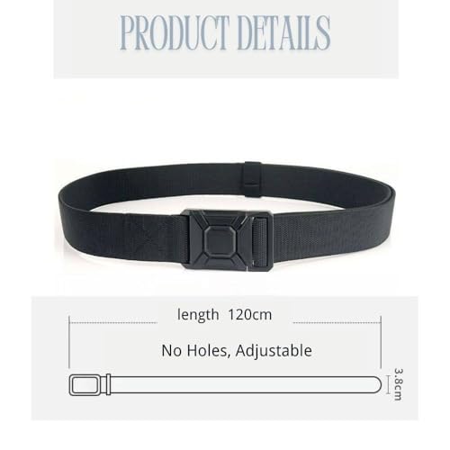 Belt Men Plastic Buckle Canvas Waistband for Outdoor Training3